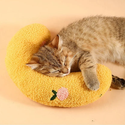 "Pet Neck Support U-Shaped Pillow for Cats and Dogs for Deep Sleep and Comfort"