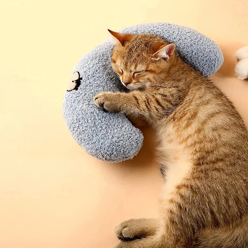  "Pet Neck Support U-Shaped Pillow for Cats and Dogs for Deep Sleep and Comfort"